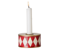 Maileg Candle Holder Drum Off White/Red FW26: PREORDER ONLY DUE OCT