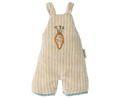 Maileg Overalls Embroidered Carrot Size 1 Spring Summer 22 Expected May PREORDER NOW.
