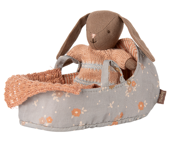 Maileg Carycot Micro Perfect For Baby Bunny & Teddy FW25 NEW ARRIVAL