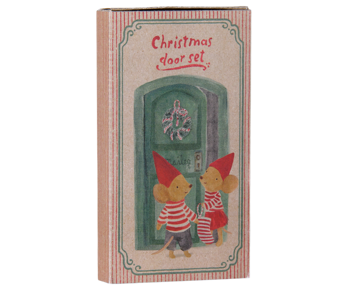 Maileg Christmas Door Set Mouse Size FW26: PREORDER ONLY DUE NOV