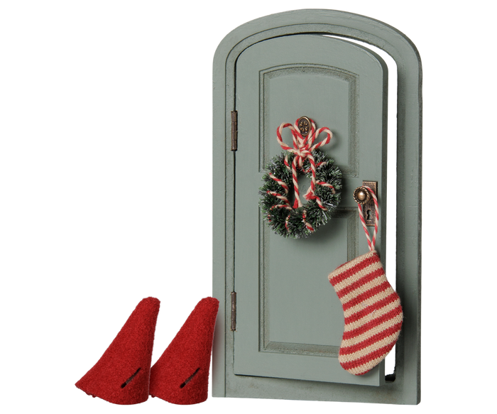 Maileg Christmas Door Set Mouse Size FW26: PREORDER ONLY DUE NOV
