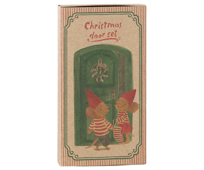 Maileg Christmas Door Set Mouse Size FW26: PREORDER ONLY DUE NOV