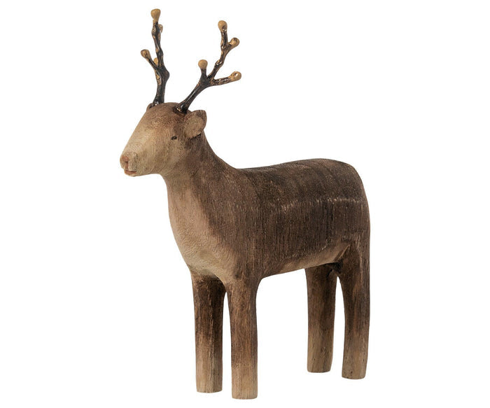 Maileg Christmas Small Reindeer Candle Ornament AW2023 PREORDER - Ruby & Grace