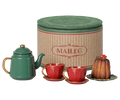 Maileg Christmas Tea Set Mouse Size Red & Green FW26: PREORDER ONLY DUE OCT
