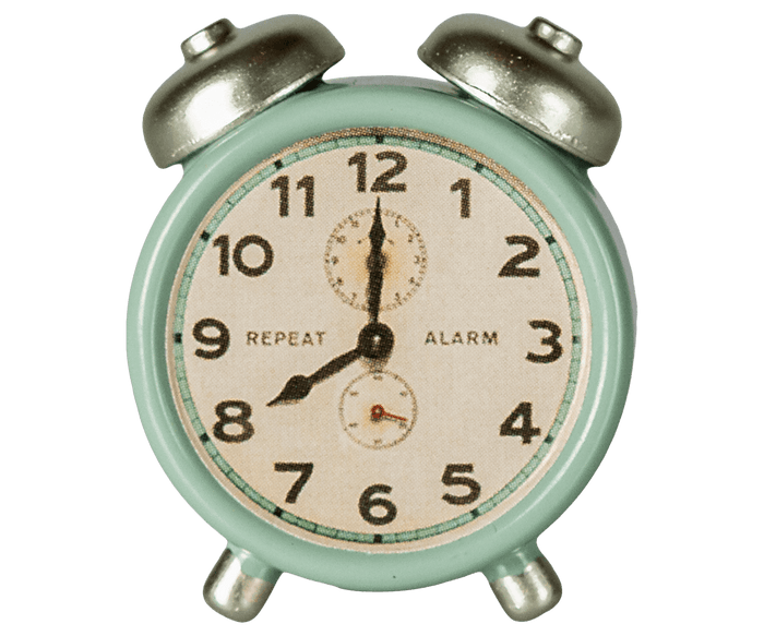 Maileg Clock Mint Green SS25: BACK IN STOCK