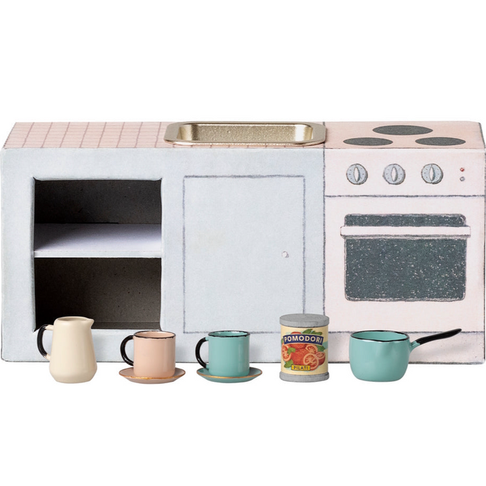 Maileg Cooker Kitchen Counter Playset: BACK IN STOCK