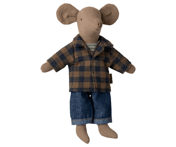 Maileg Dad Mouse Light Brown SS25 NEW ARRIVAL