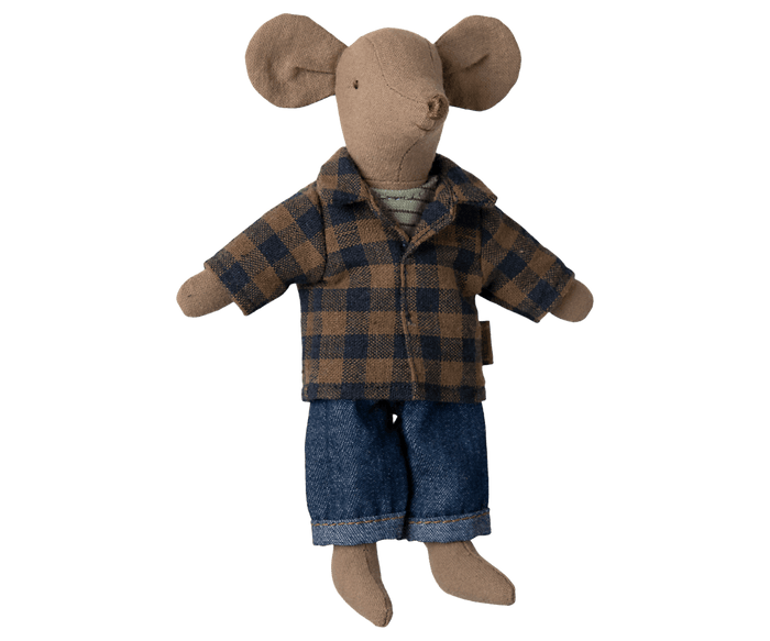 Maileg Dad Mouse Light Brown SS25 NEW ARRIVAL