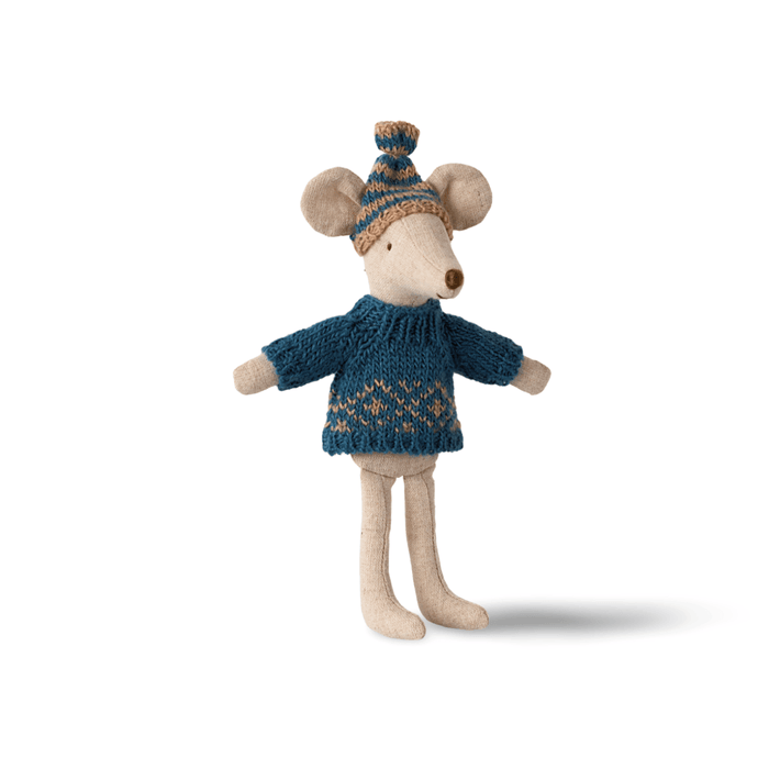 Maileg Dad Mouse Sweater and Hat: LAST CHANCE