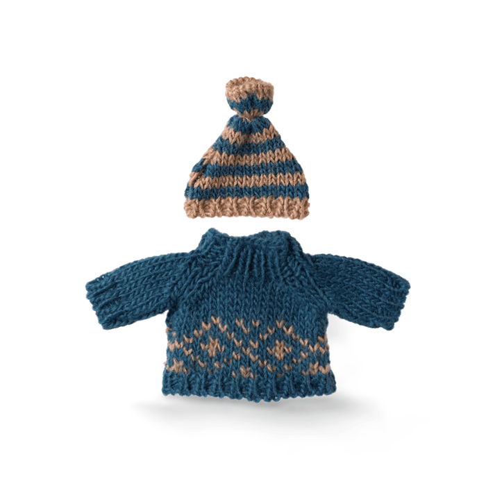 Maileg Dad Mouse Sweater and Hat: LAST CHANCE