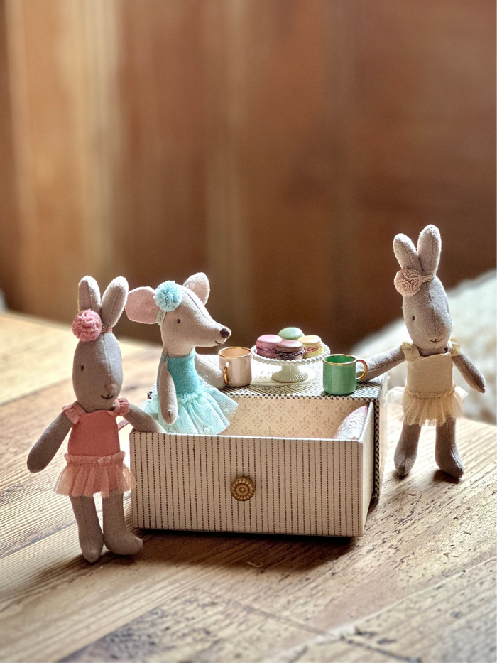 Maileg Dance  Mouse Little Sister in Matchbox