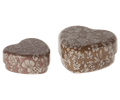 Maileg Decorative Heart Tins Rose and Ocher 2024 Preorder Only - Ruby & Grace