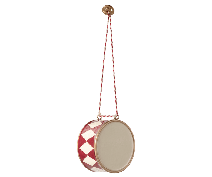 Maileg Drum Ornament Large Red