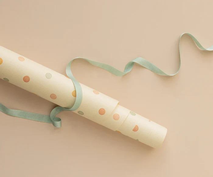 Maileg Dusty Mint Ribbon, W: 13 mm x L: 10 m: BACK IN STOCK