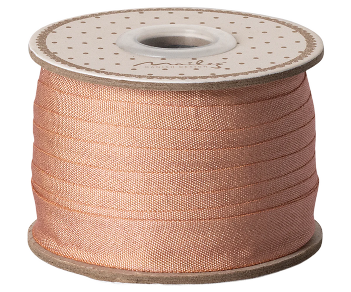 Maileg Dusty Peach Ribbon, W: 13 mm x L: 10 m : BACK IN STOCK