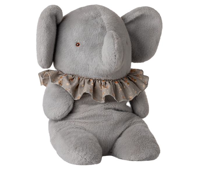 Maileg Elephant Plush Big Blue/Grey: SOLD OUT