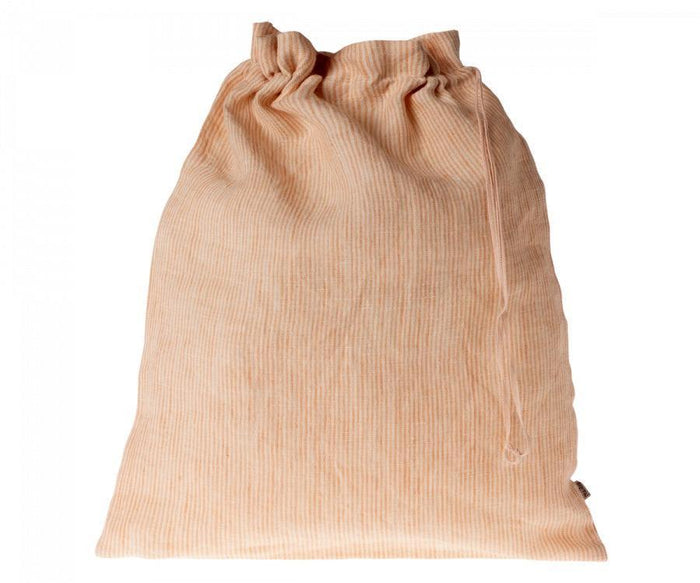 Maileg Fabric Bag Orange Stripes 2024 Preorder Only - Ruby & Grace