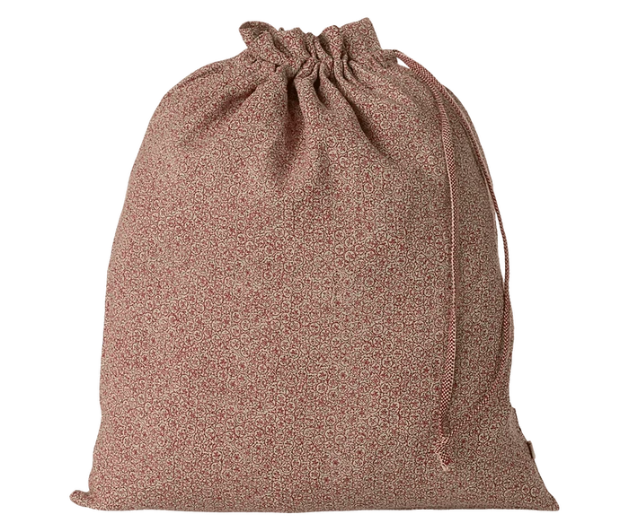 Maileg Fabric Bag Plumeria Sand/Red