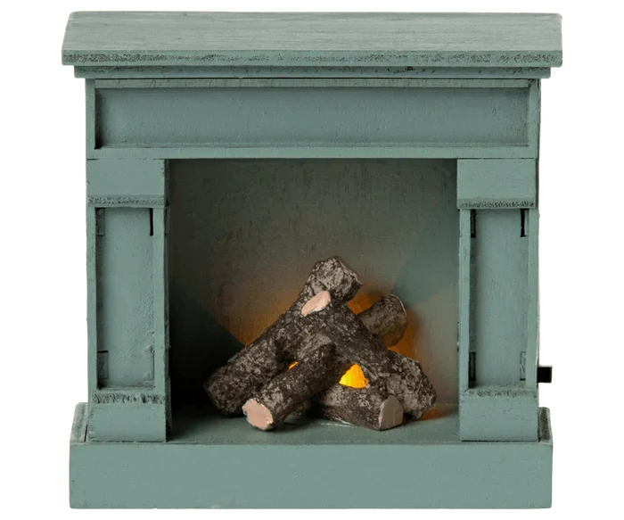 Maileg Fireplace Blue: BACK IN STOCK
