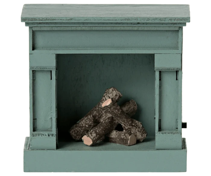 Maileg Fireplace Blue: BACK IN STOCK