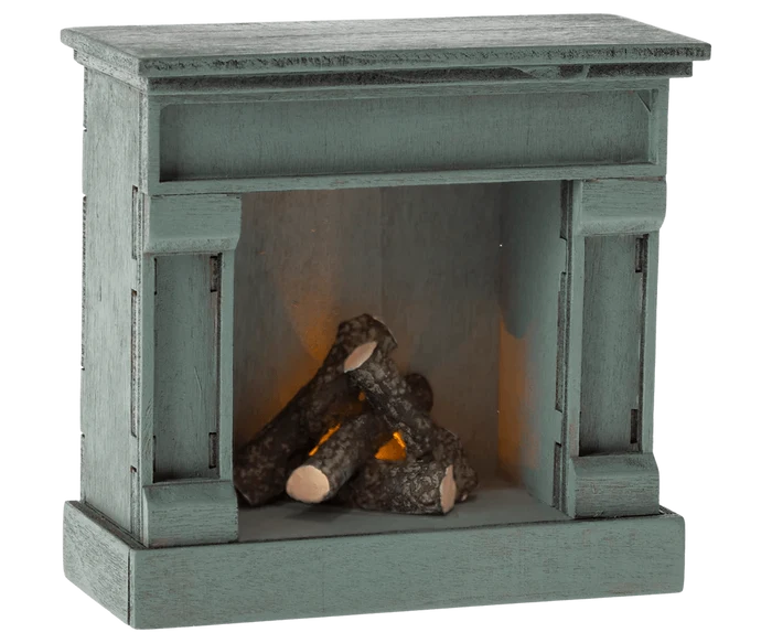 Maileg Fireplace Blue: BACK IN STOCK