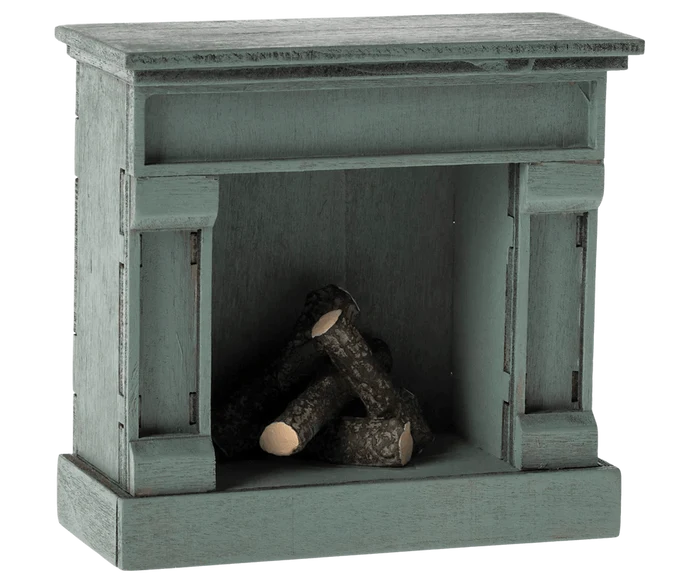 Maileg Fireplace Blue: BACK IN STOCK