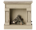 Maileg Fireplace Mouse Size Off White FW26: BACK SOON