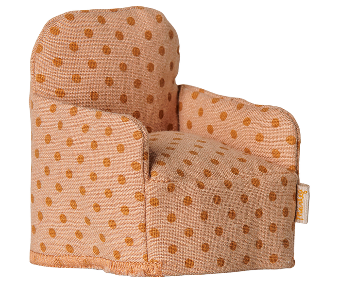 Maileg Folding Chair, Mouse - Dots FW26: NEW ARRIVAL
