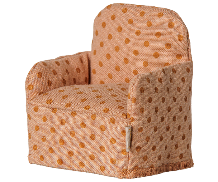 Maileg Folding Chair, Mouse - Dots FW26: NEW ARRIVAL