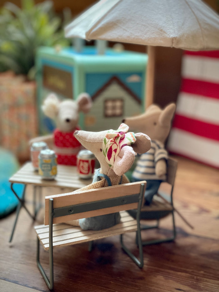 Maileg Garden Table and Bench Mouse Sized: SOLD OUT