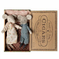 Maileg Grandma and Grandpa Mouse Couple in Matchbox SS26 NEW ARRIVAL