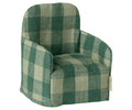 Maileg Green Check Folding Chair SS25: NEW ARRIVAL