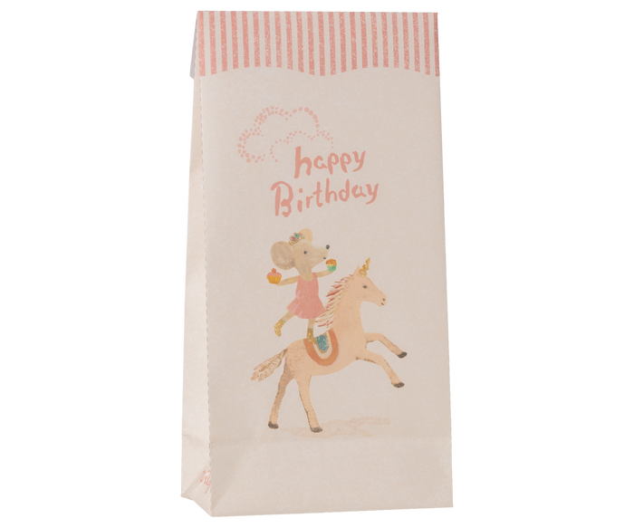 Maileg Happy Birthday Unicorn Gift Bag 12 pcs. SS26 NEW ARRIVAL