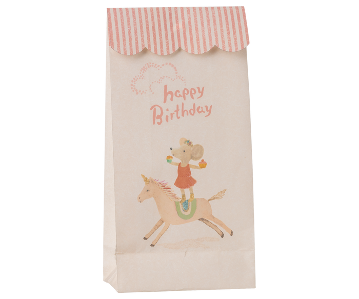 Maileg Happy Birthday Unicorn Gift Bag 12 pcs. SS26 NEW ARRIVAL