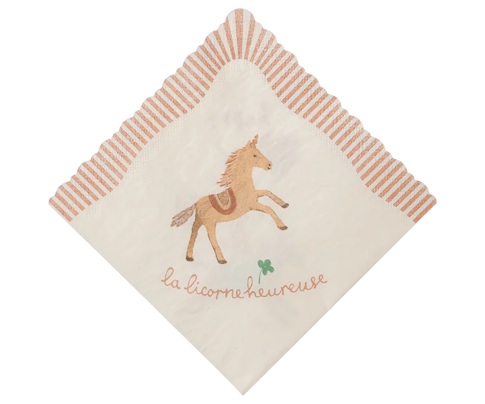 Maileg Happy Birthday Unicorn Napkin