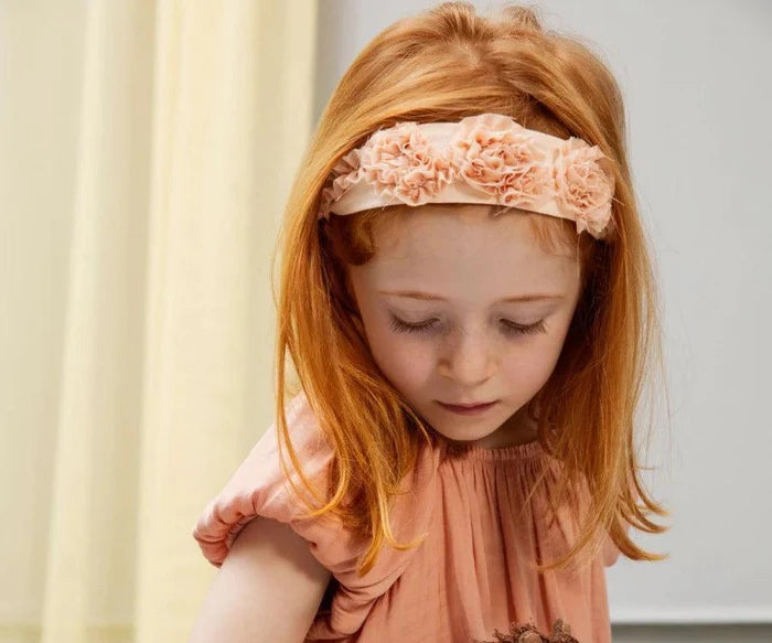 Maileg Headband Flower Melon: Spring Summer 2023 Magic Wardrobe NEW ARRIVAL - Ruby & Grace