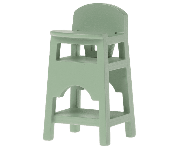 Maileg New High Chair for Mice, Mint: Fall Winter Collection 2022 Furniture NEW ARRIVAL - Ruby & Grace