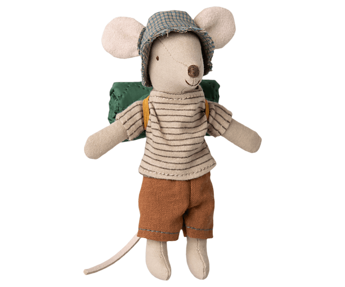 Maileg Hiker Mouse Big Brother Thin Stripes