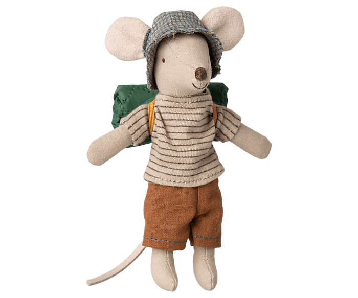 Maileg Hiker Mouse Big Brother Thin Stripes