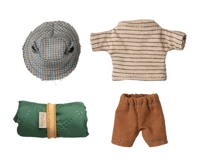 Maileg Hiker Mouse Big Brother Thin Stripes