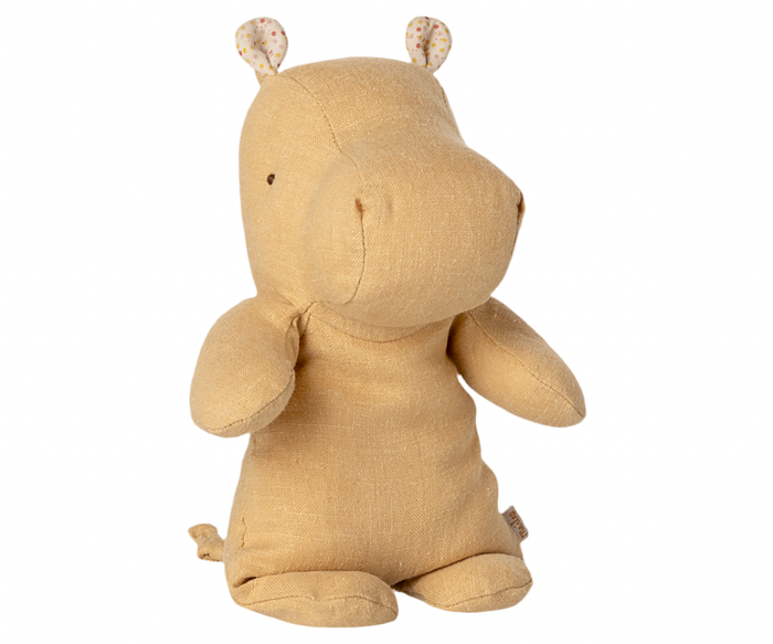 Maileg Hippo Small Cream Yellow FW25 NEW ARRIVAL