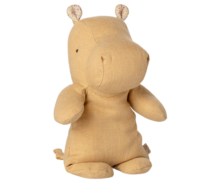 Maileg Hippo Small Cream Yellow FW25 NEW ARRIVAL