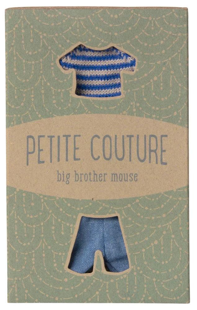 Maileg Jumper and Trousers for Big Brother Mouse Petit Couture: BACK IN STOCK