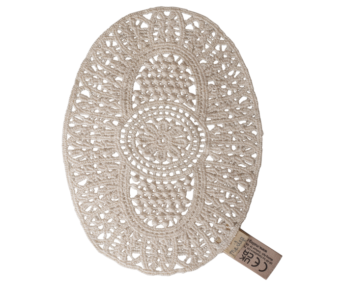Maileg Lace Rug, Mouse FW26: NEW ARRIVAL