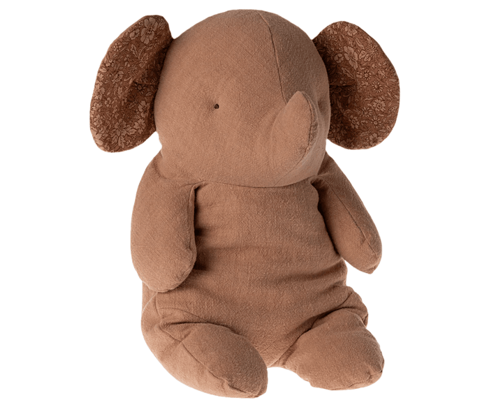 Maileg Large Elephant Rose Pink Safari Friend: BACK SOON