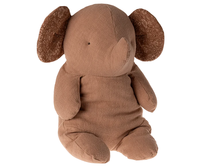 Maileg Large Elephant Rose Pink Safari Friend: BACK SOON