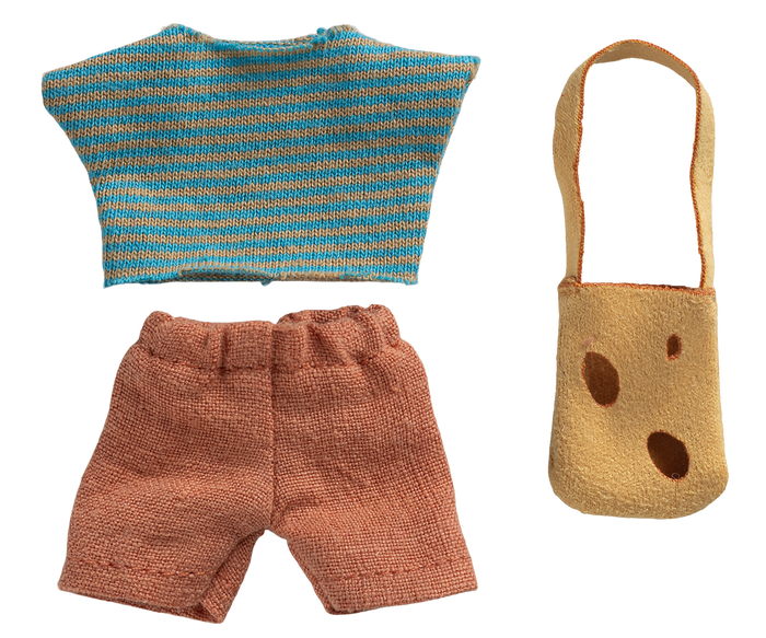 Maileg Little Brother Mouse With Bag SS26 NEW ARRIVAL