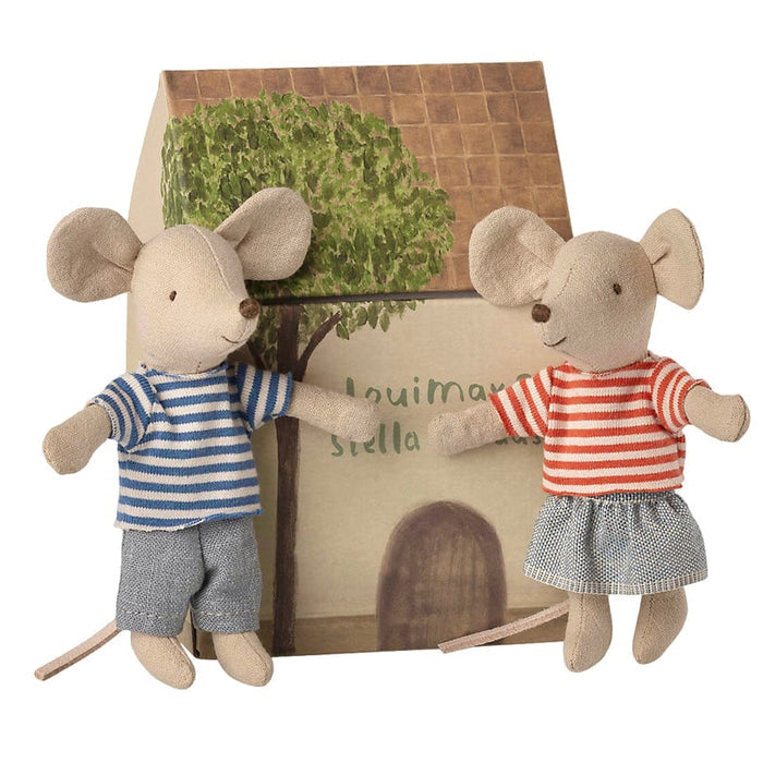 Maileg LouiMax & Stella Stardust Little Brother & Sister Mice Perfect For Suitcase Casa: BACK IN STOCK
