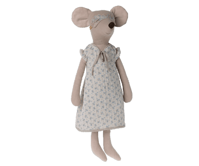 Maileg Maxi Mouse in Nightgown Spring Summer 22 Expected June PREORDER NOW.