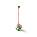 Maileg Metal Drum Ornament Small Dark Green
